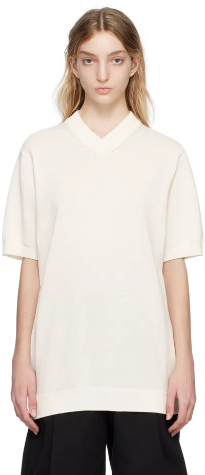 Studio Nicholson Off-white Tula Sweater In Ivory