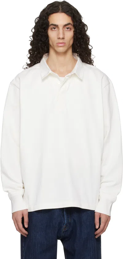 Studio Nicholson Off-white Alyk Jersey Polo