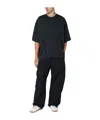 Studio Nicholson Solaris Short Sleeves Sweater In Black