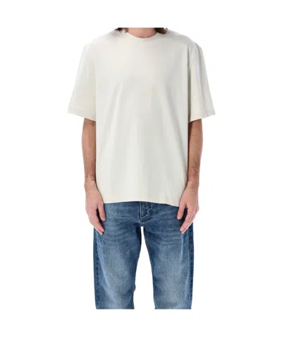 STUDIO NICHOLSON STUDIO NICHOLSON LOGO DETAILED CREWNECK T-SHIRT