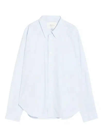 Studio Nicholson Organic Cotton Shirt In Blue