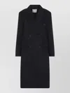 Studio Nicholson Aber Double-breasted Oversized Coat In Black