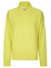 Studio Nicholson Oversized Ribbed V-neck Sweater