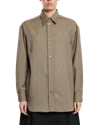 Studio Nicholson Oversized Shirt In Brown