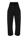 Studio Nicholson Black Pants In Black