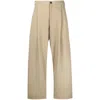 Studio Nicholson Wide-leg High-waisted Trousers In Multicolor