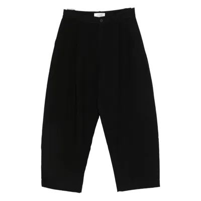 Studio Nicholson Pleated Trousers In Black
