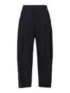 Studio Nicholson Classic Tailored Black Trousers With Straight Leg Design In Black