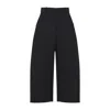 Studio Nicholson Buttoned High-waisted Trousers In Black