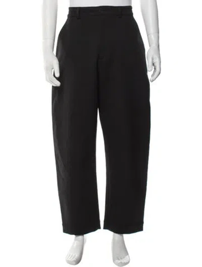Pre-owned Studio Nicholson Pants In Black