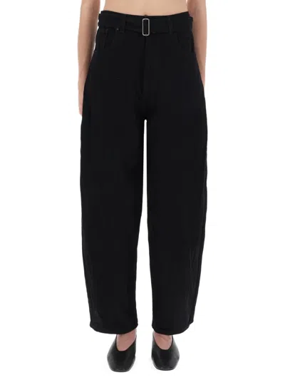 Studio Nicholson Pants Woman In Black