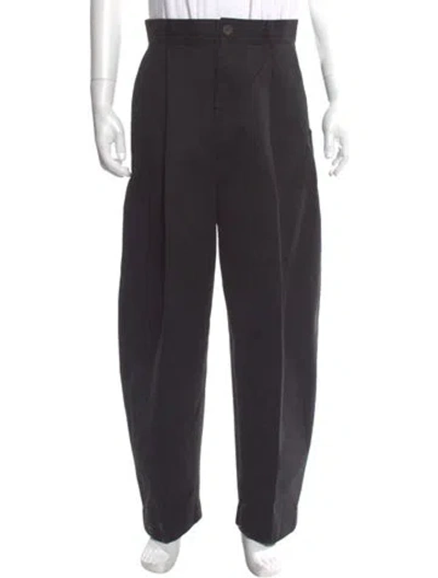 Pre-owned Studio Nicholson Pants In Gray