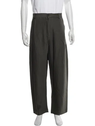 Pre-owned Studio Nicholson Pants In Green