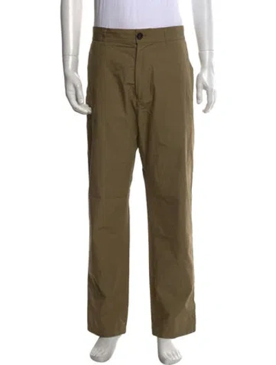 Pre-owned Studio Nicholson Pants In Green
