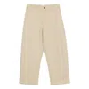 Studio Nicholson Button-fastening Cotton Trousers In Neutral