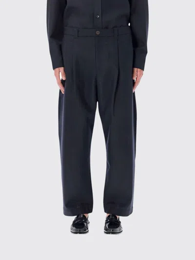 STUDIO NICHOLSON PANTS STUDIO NICHOLSON MEN COLOR NAVY,H54111045
