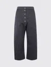 Studio Nicholson Rounded Drop Crotch Trousers In Black