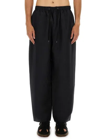 STUDIO NICHOLSON STUDIO NICHOLSON PANTS WITH ELASTIC WAISTBAND