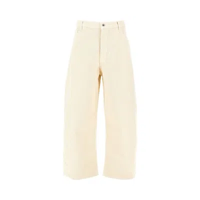 Studio Nicholson 'paolo' Corduroy Pants In White