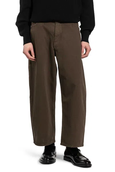 Studio Nicholson Paolo Jeans In Brown