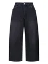 Studio Nicholson Straight Trousers With Side And Back Pockets In Black