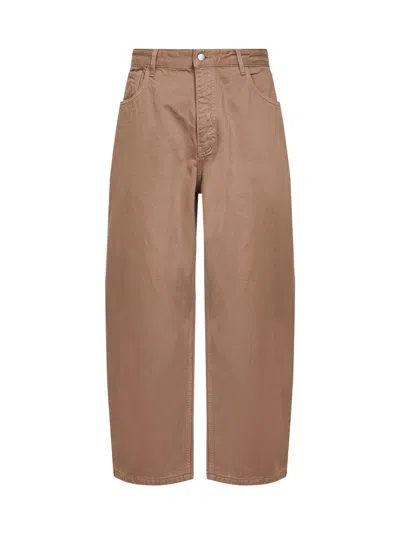 Studio Nicholson Parcel Cotton Denim Paolo Jeans In Sand