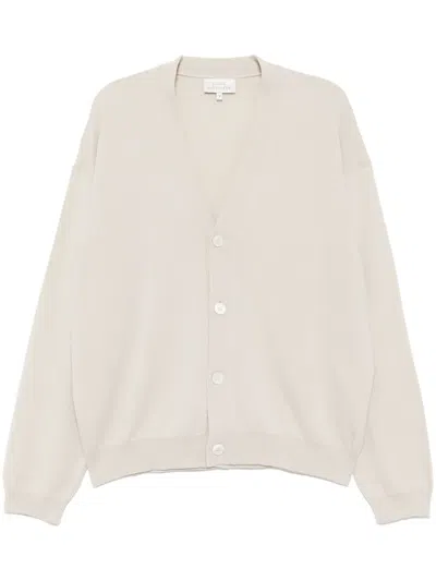 Studio Nicholson Parr-knit Cardigan In Dove