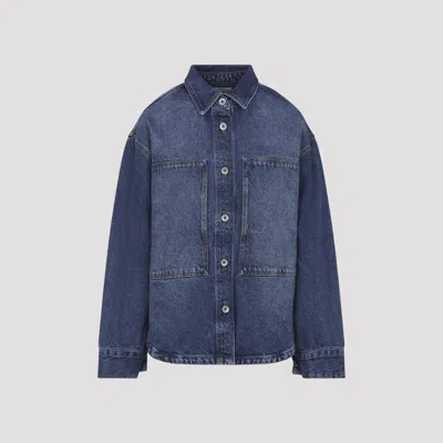 Studio Nicholson Paso Patch Pocket Shirt In Blue