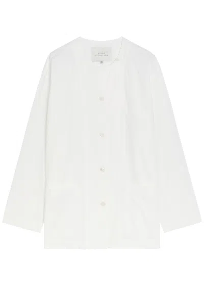 Studio Nicholson Patch Pocket Cotton Shirt In White