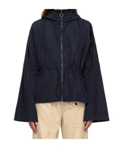 Studio Nicholson Paz Zip-up Hooded Jacket In Black