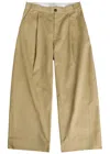 Studio Nicholson Pleat-detail Trousers In Brown