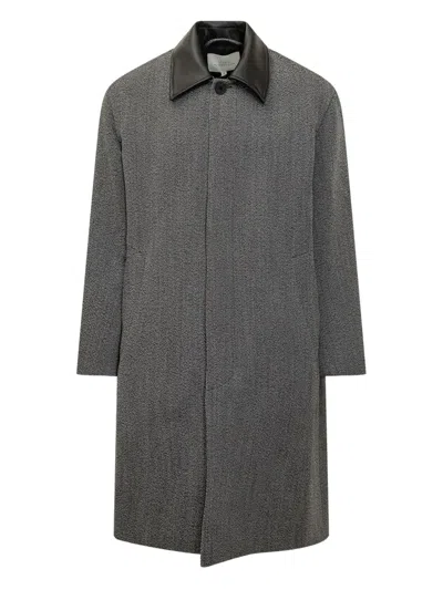 STUDIO NICHOLSON PEAK LAPEL COAT