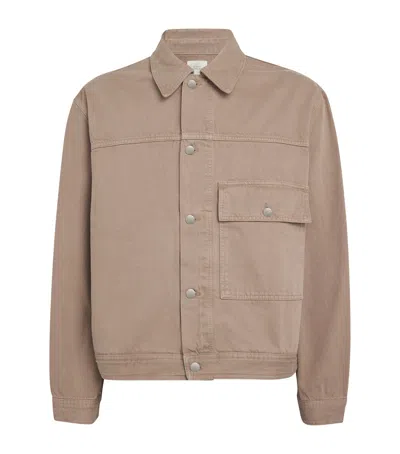 Studio Nicholson Petar Denim Jacket In Beige