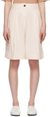 Studio Nicholson Pink Cito Shorts In Shell