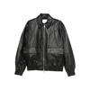 Studio Nicholson Piston Leather Jacket In Black