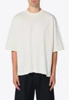 Studio Nicholson Basic Round Neck Short Sleeve T-shirt In Ivory