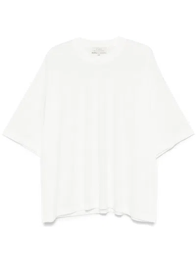 STUDIO NICHOLSON BRANDED SHORT SLEEVE T SHIRT BY STUDIO NICHOLSON,PIU.SNM.1327 OFF WHITE