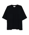 Studio Nicholson Crew Neck Oversized Fit Short Sleeves T-shirt In Black