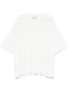 Studio Nicholson White Cotton Piu Over Shirt In White