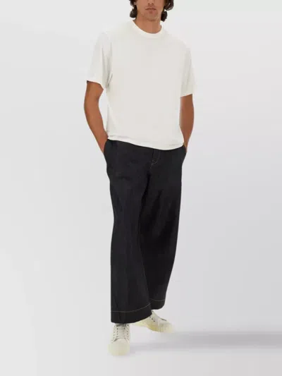 STUDIO NICHOLSON PLAIN CREW NECK T-SHIRT