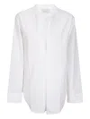 Studio Nicholson Pleat-detail Blouse In White
