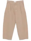 Studio Nicholson Pleated Carpenter Trousers In Neutrals