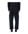 Studio Nicholson Tucked Front Pants With Tailored Silhouette In Black