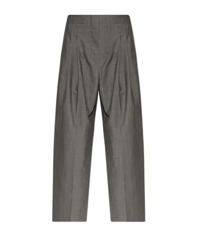 Studio Nicholson Pleated Casual Pants In Gray