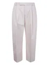 Studio Nicholson Pleated Front Trousers With Belt Loops In Gray