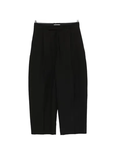 Studio Nicholson Pleated Trousers In Black