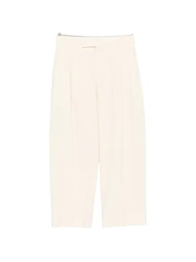 Studio Nicholson Pleated Trousers In Neutral