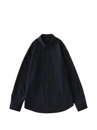 Studio Nicholson Point-collar Shirt In Blue