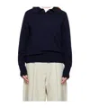 Studio Nicholson Polo-neck Wool Polo Shirt In Blue