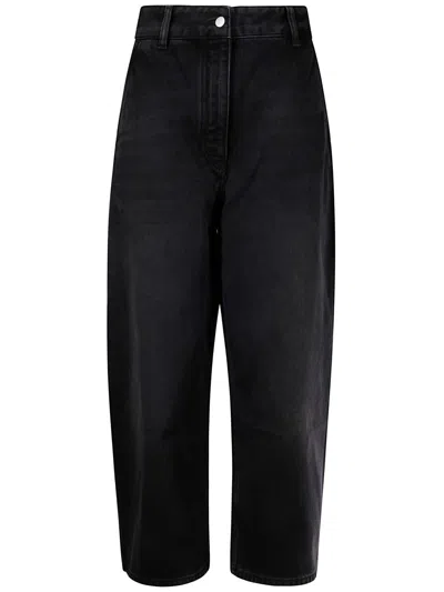 Studio Nicholson Pre Chalco Wide Leg Denim Jeans In Black